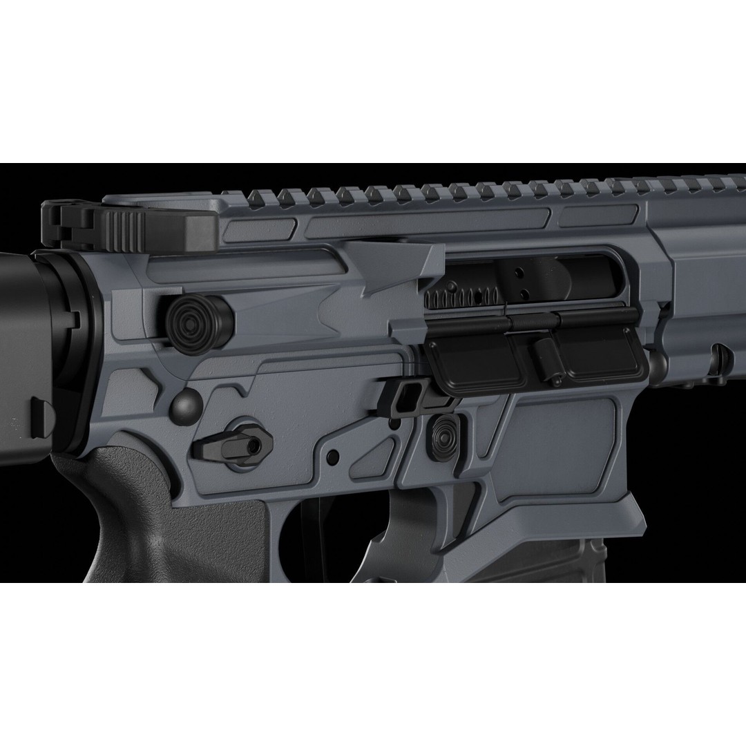 Quentin Defense ARQ - 15 Low-Poly 3D Model – Game-Ready FBX Asset - View 8