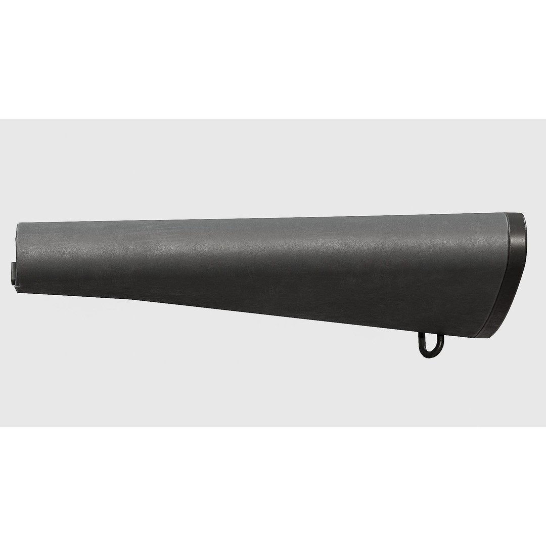 Colt A2 Buttstock 3D Model – Low Poly Replica Asset, FBX - View 8