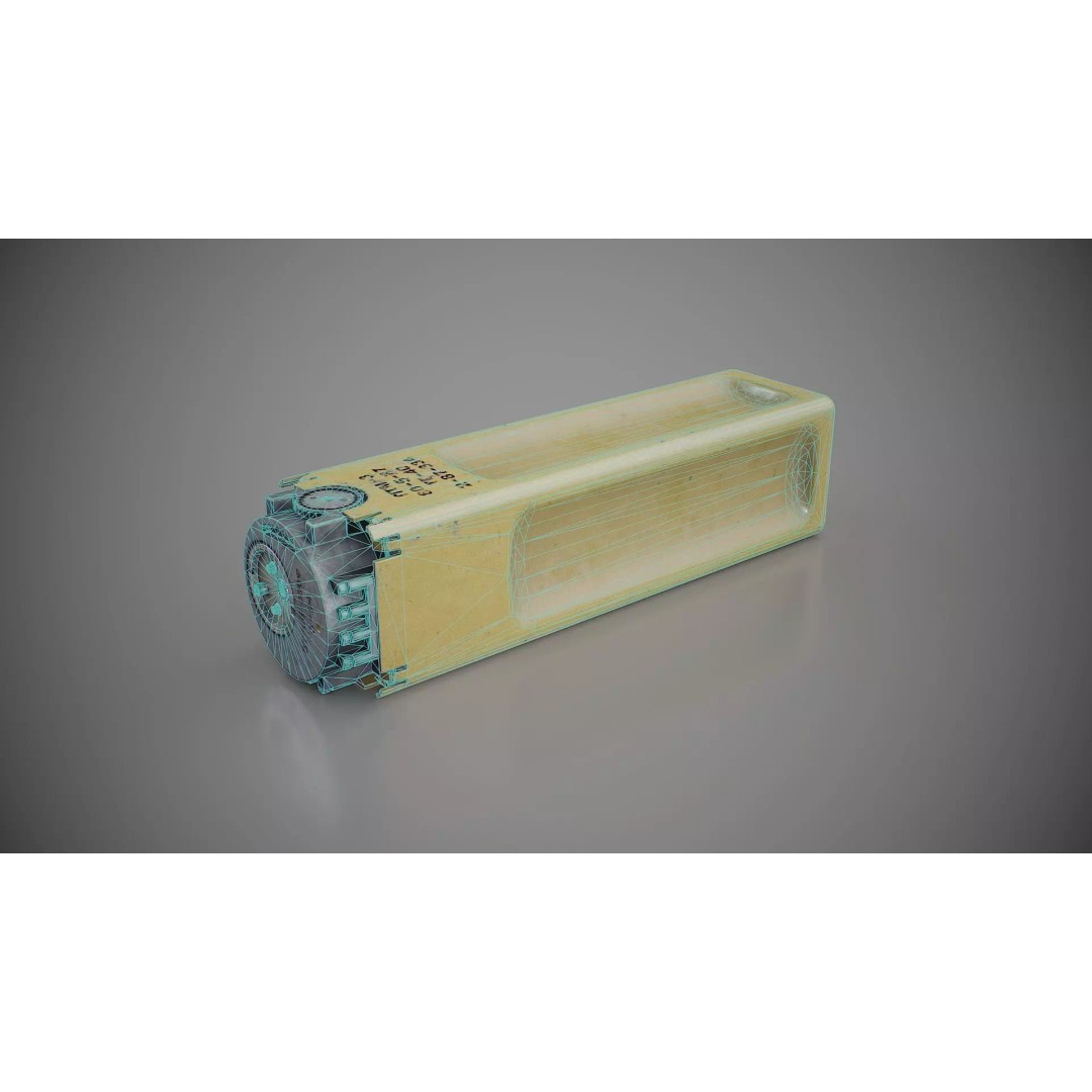 PTM-3 Anti-Tank Mine 3D Model – Low Poly Game-Ready Asset, FBX - View 8