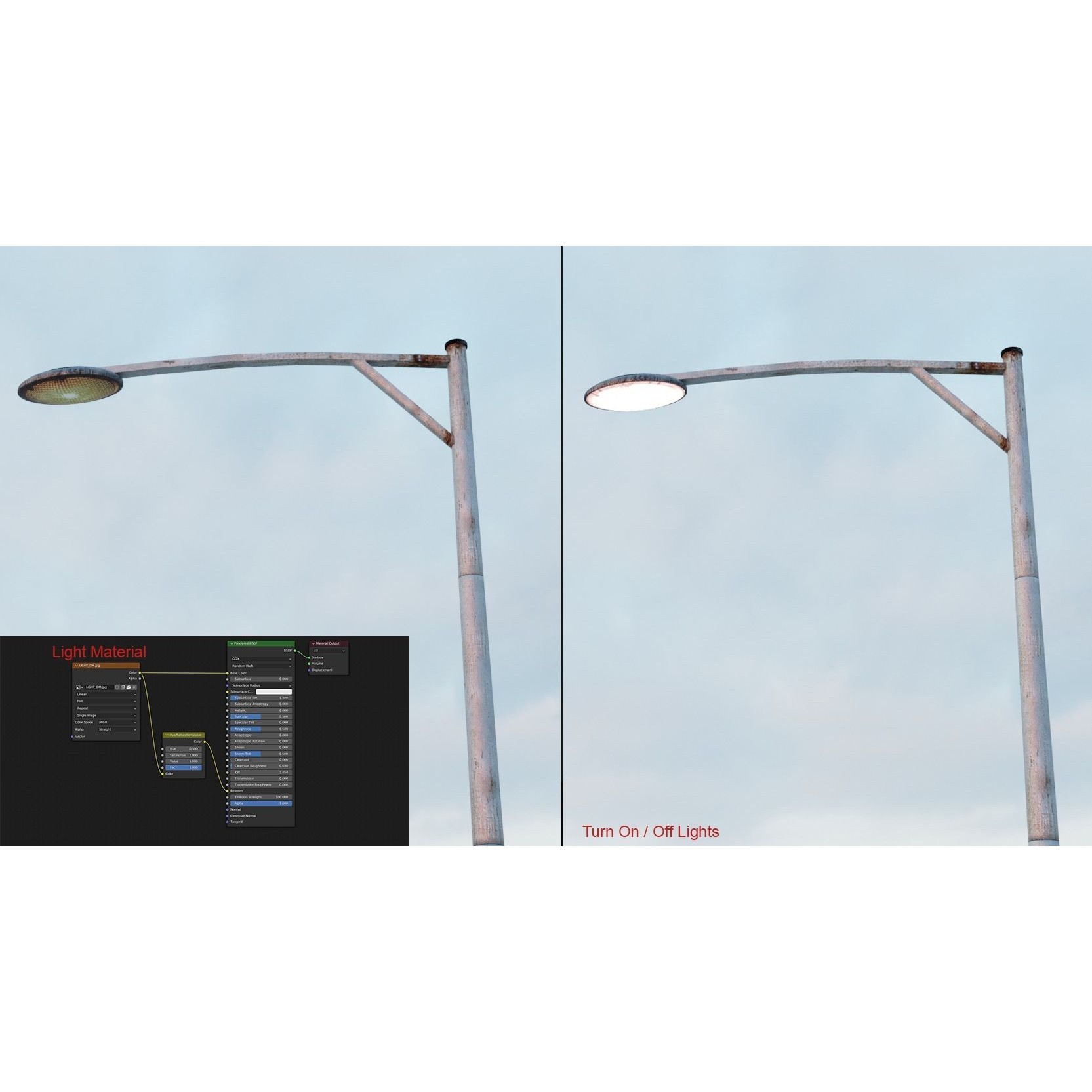 Realistic Highway - Low-Poly Game-Ready 3D Model - View 22