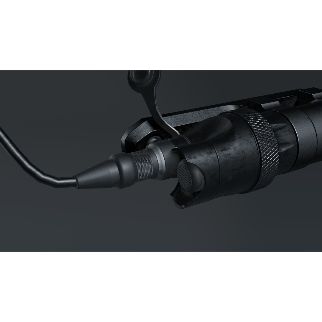 Arisaka Tactical Light Set 3D Model – PBR Game-Ready Asset, FBX, OBJ - View 6