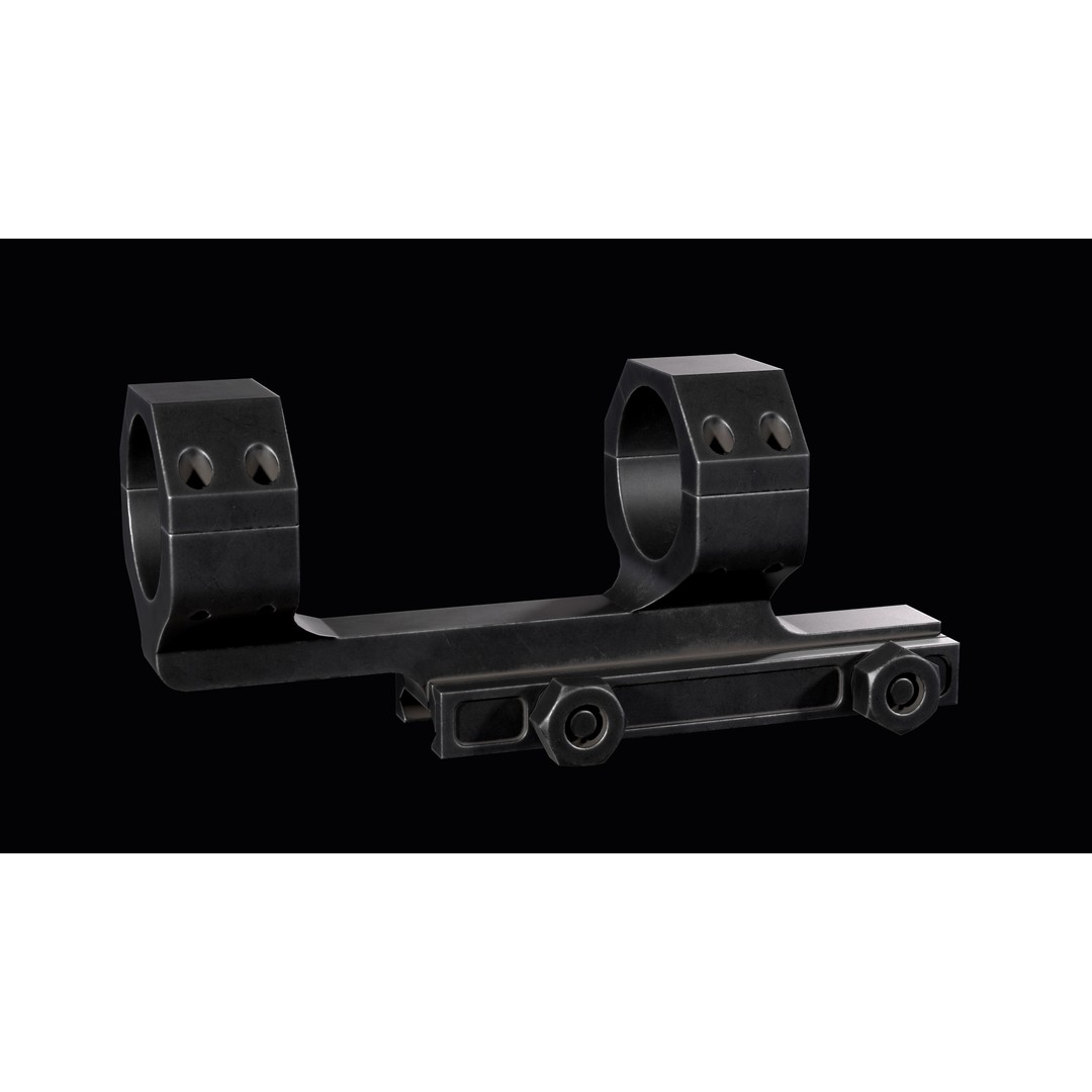 Rifle Scope Vortex Razor HD Gen II 3D Model – Low Poly Game Ready PBR - View 17