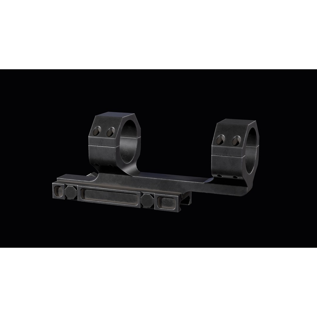 Rifle Scope Vortex Razor HD Gen II 3D Model – Low Poly Game Ready PBR - View 18