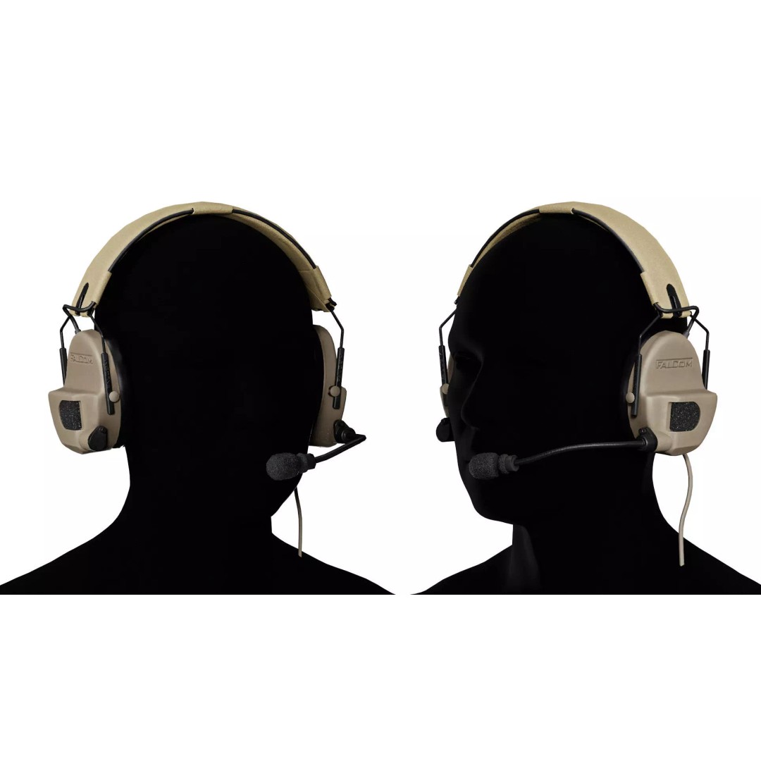 FALCOM OTE2000 3D Model – Low-Poly Game-Ready Tactical Headset, FBX - View 2