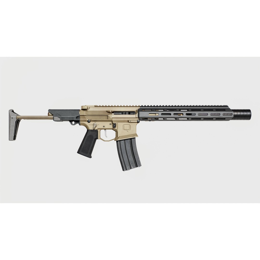 Q Honey Badger Rifle 3D Model – Low Poly Game-Ready Asset, FBX - View 14