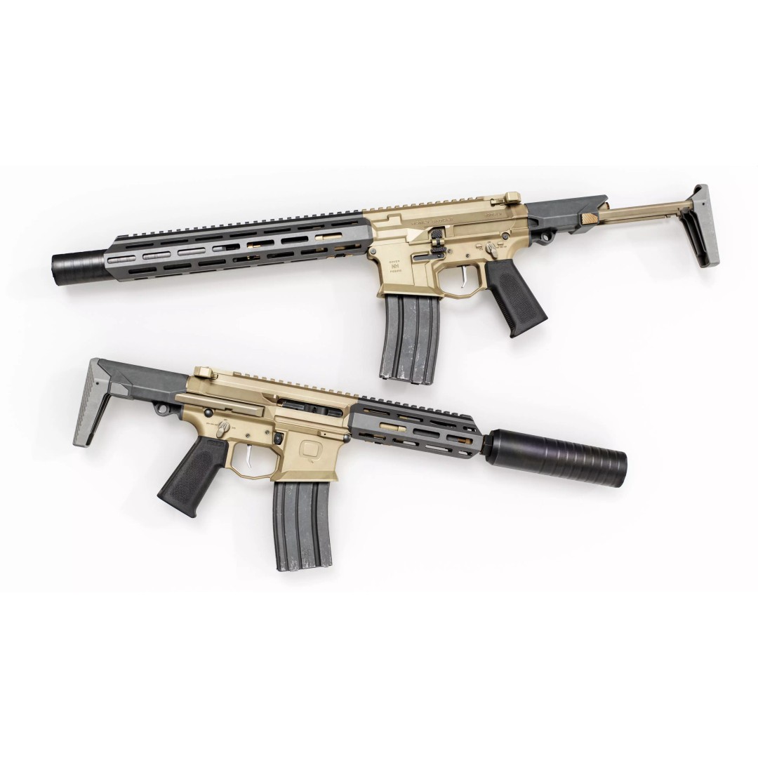 Q Honey Badger Rifle 3D Model – Low Poly Game-Ready Asset, FBX - View 2