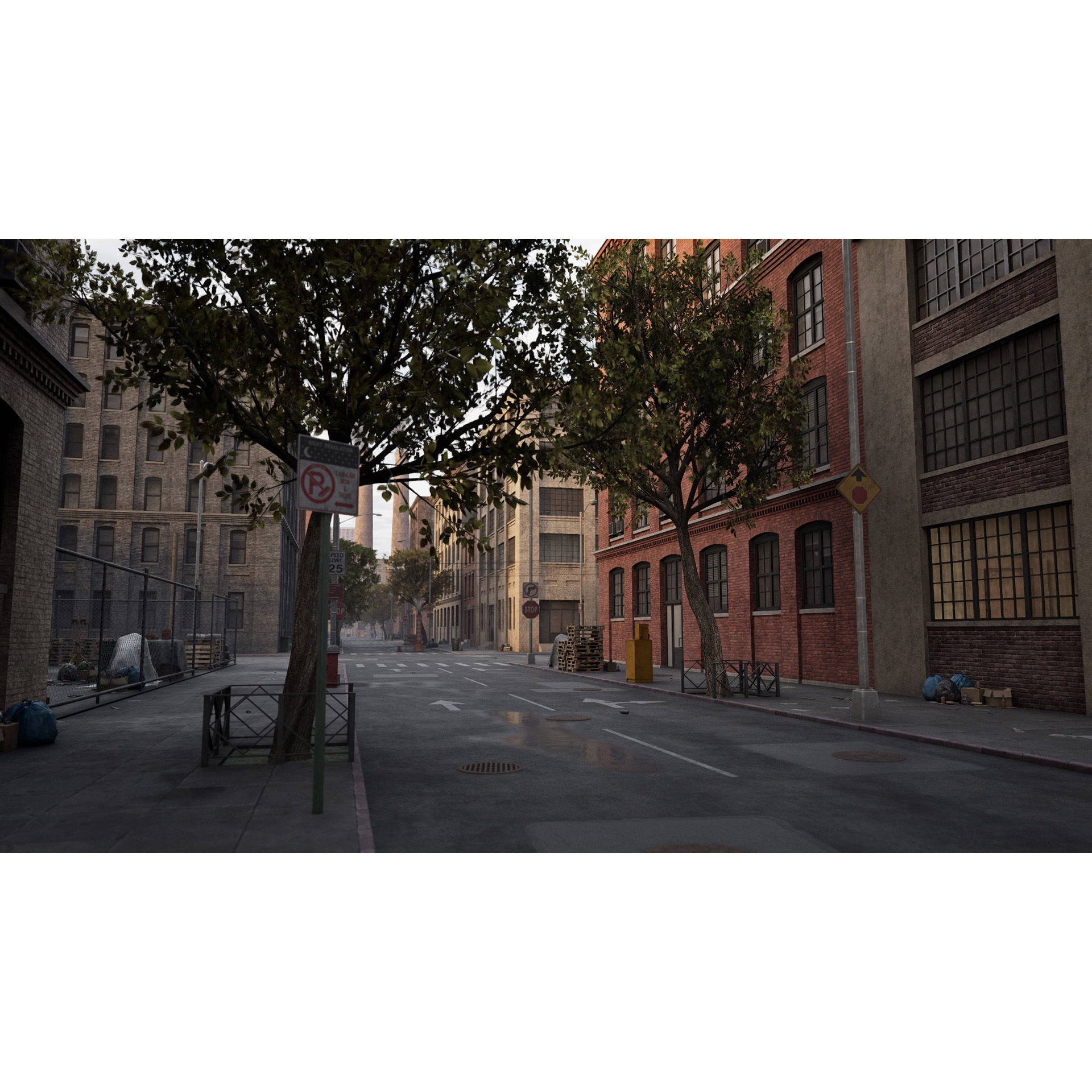 Industrial City Pack - Low-Poly Game-Ready 3D Model - View 14