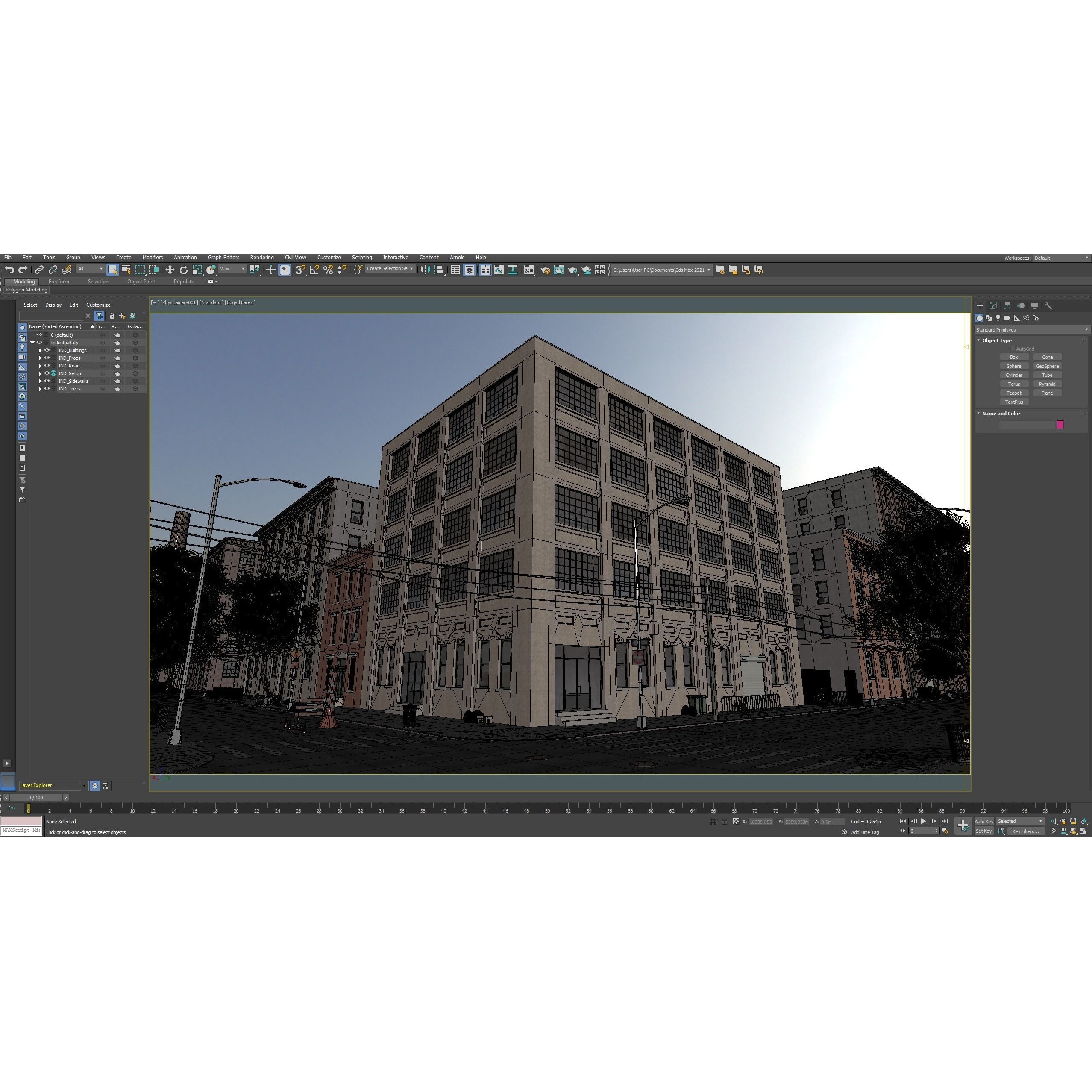Industrial City Pack - Low-Poly Game-Ready 3D Model - View 17