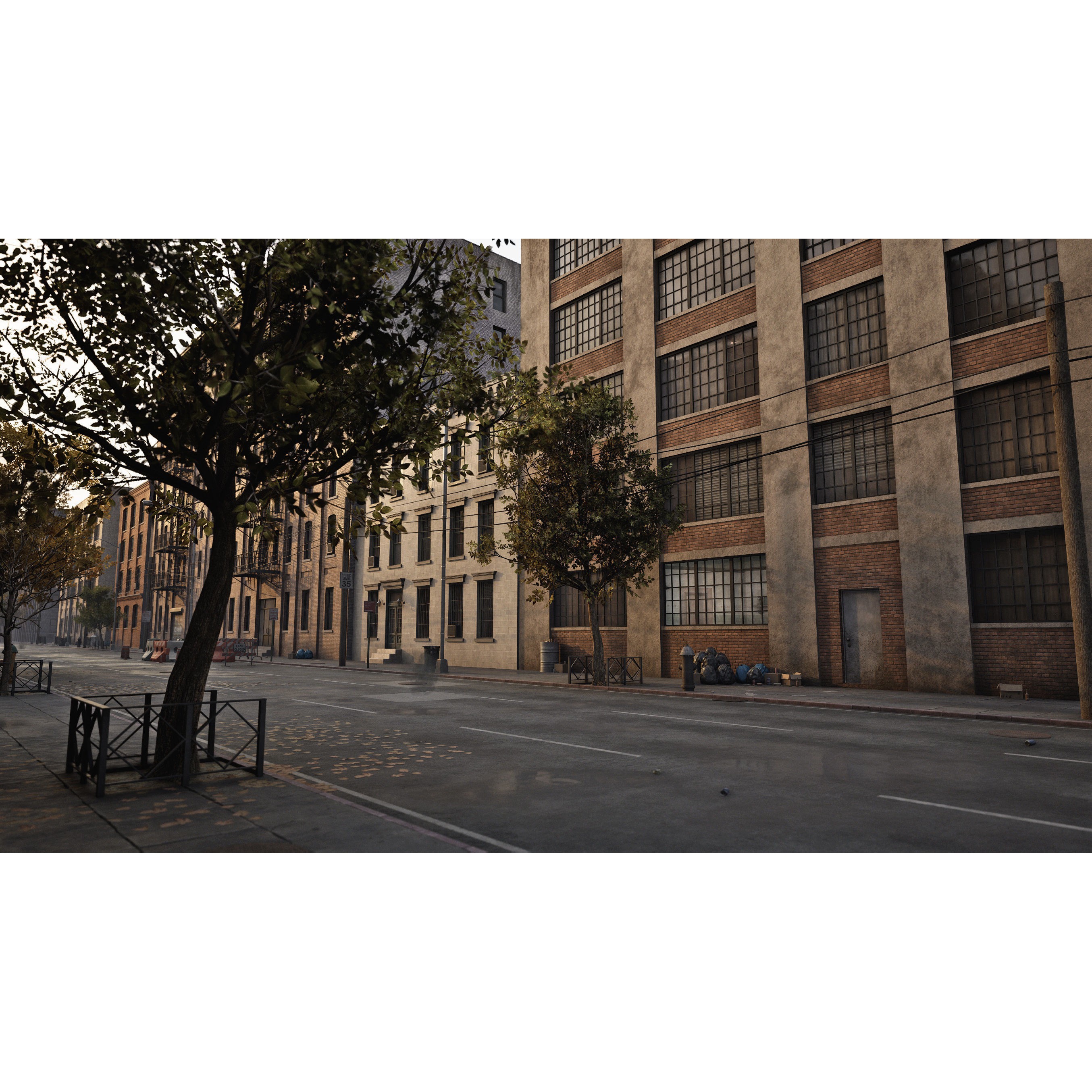 Industrial City Pack - Low-Poly Game-Ready 3D Model - View 3