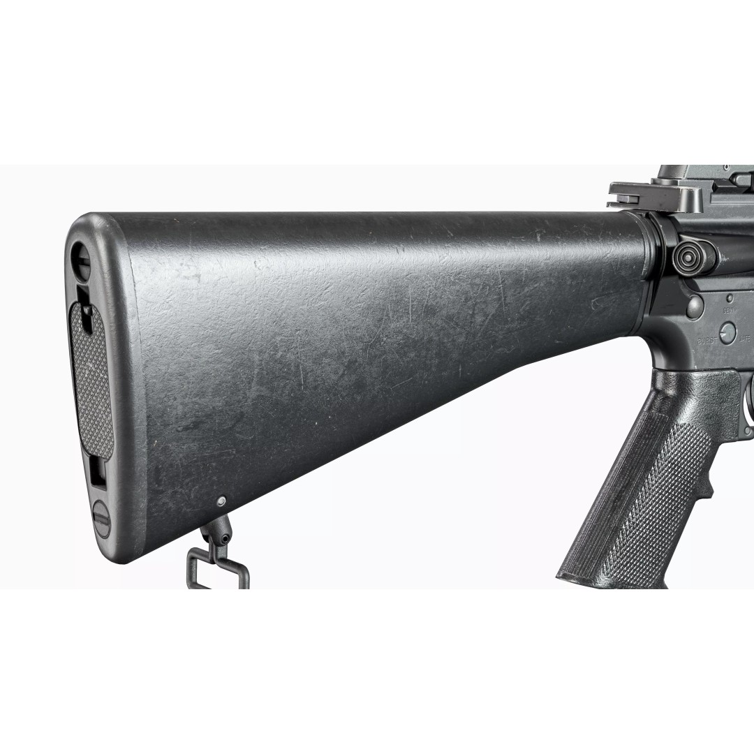 M16A4 Rifle 3D Model – Low Poly Game Ready Asset, FBX, Unity, Unreal Engine - View 11