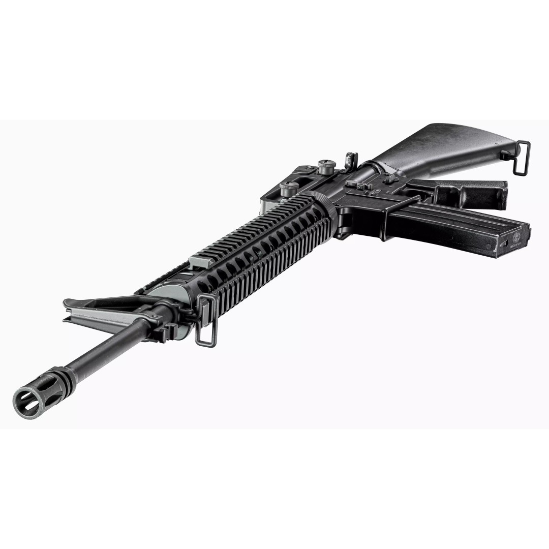 M16A4 Rifle 3D Model – Low Poly Game Ready Asset, FBX, Unity, Unreal Engine - View 18