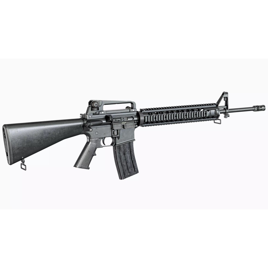 M16A4 Rifle 3D Model – Low Poly Game Ready Asset, FBX, Unity, Unreal Engine - View 4