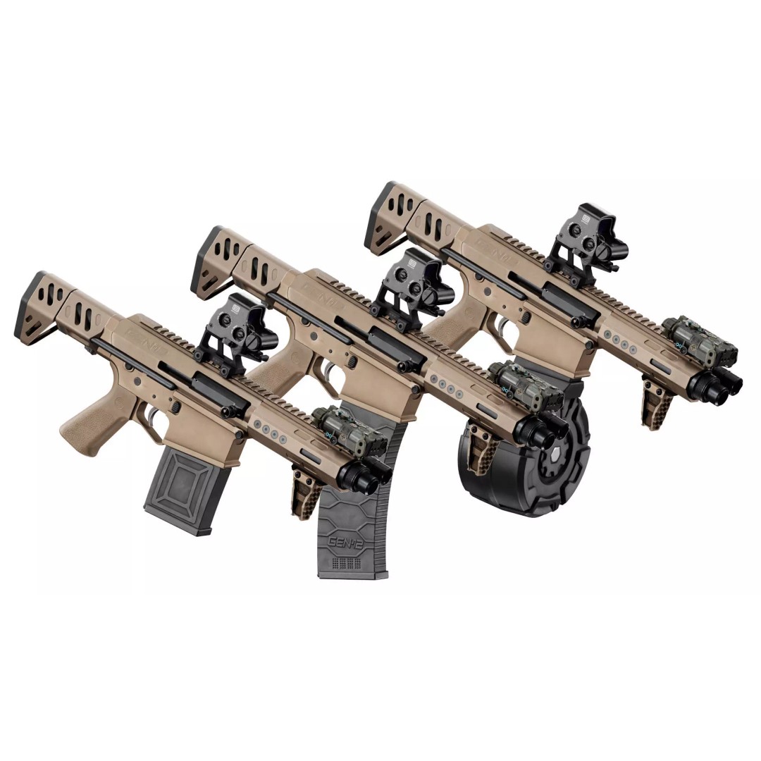 GENESIS ARMS GEN 12 PDS 3D Model – Low Poly Game-Ready Asset, FBX, OBJ - View 4