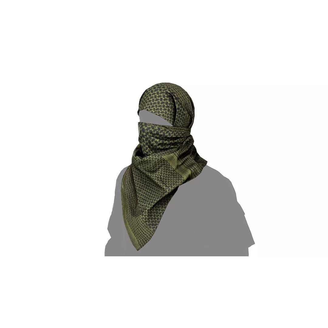 Shemagh Scarf 3D Model – Low Poly Game Asset, PBR, FBX, OBJ - View 2