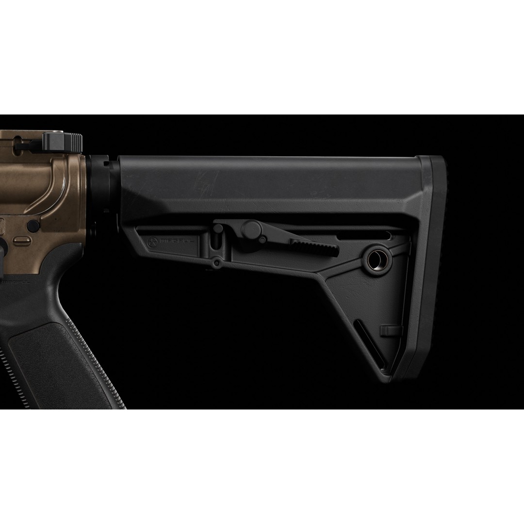 Springfield Armory Saint AR-15 3D Model – Low Poly PBR Game Asset, Blender - View 18