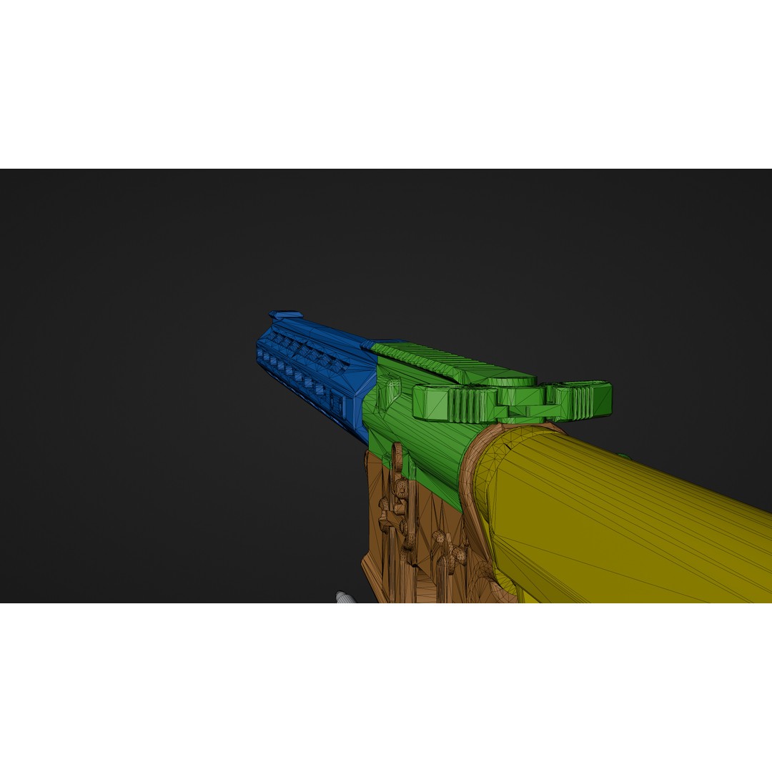 Springfield Armory Saint AR-15 3D Model – Low Poly PBR Game Asset, Blender - View 23