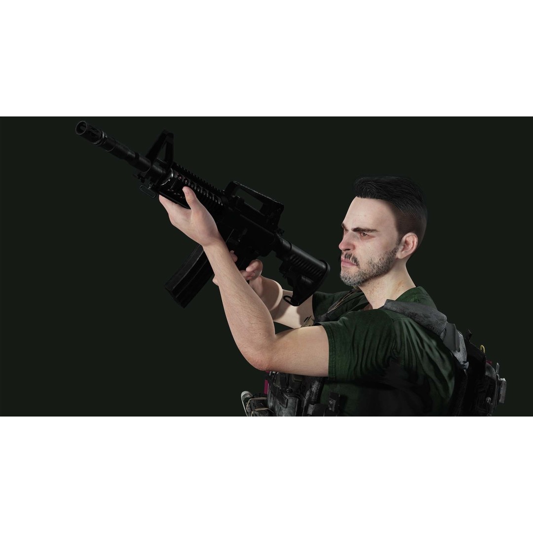 Maple Sentinel 3D Model – Low Poly Rigged Character with PBR Textures - View 11