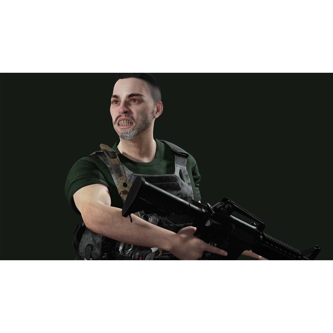 Maple Sentinel 3D Model – Low Poly Rigged Character with PBR Textures - View 13