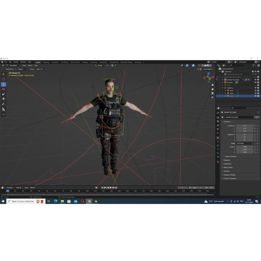 Maple Sentinel 3D Model – Low Poly Rigged Character with PBR Textures - View 25
