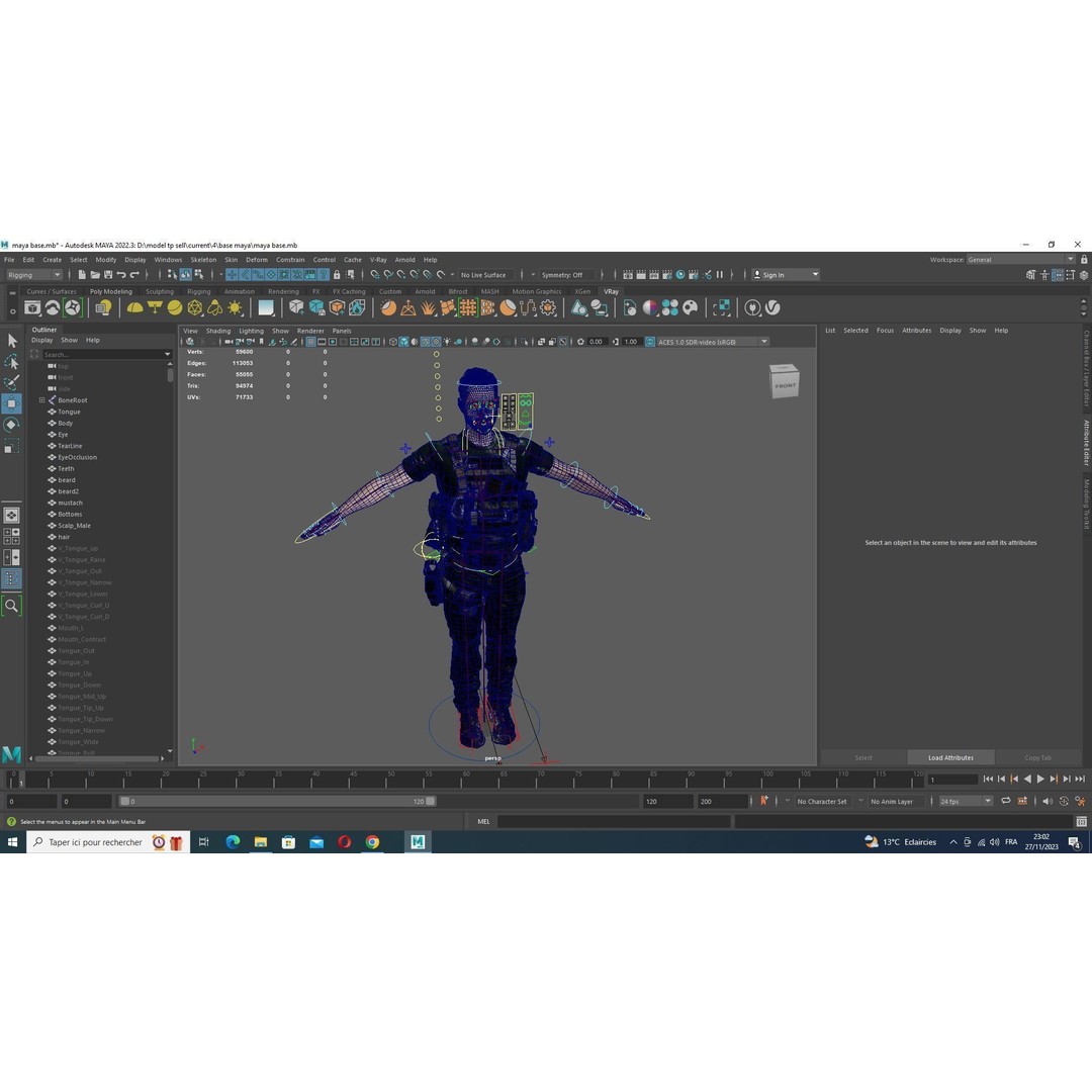 Maple Sentinel 3D Model – Low Poly Rigged Character with PBR Textures - View 31