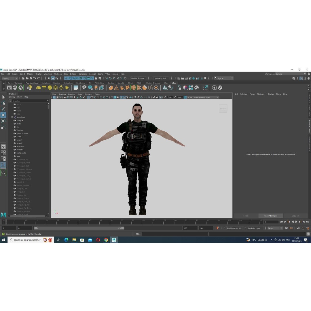 Maple Sentinel 3D Model – Low Poly Rigged Character with PBR Textures - View 32