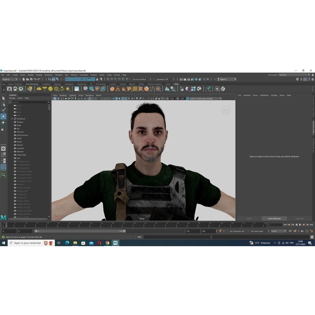 Maple Sentinel 3D Model – Low Poly Rigged Character with PBR Textures - View 33