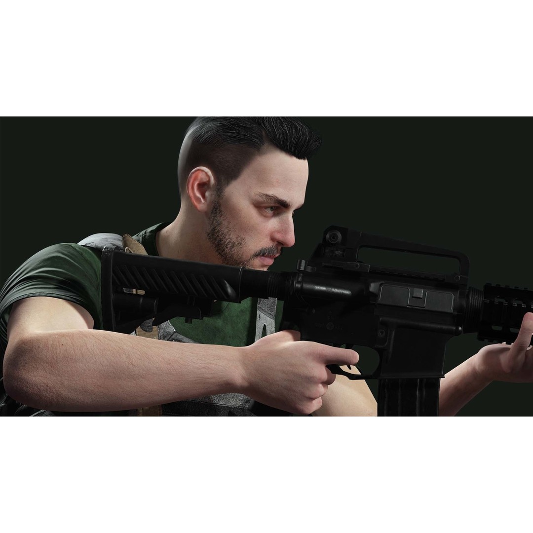 Maple Sentinel 3D Model – Low Poly Rigged Character with PBR Textures - View 7