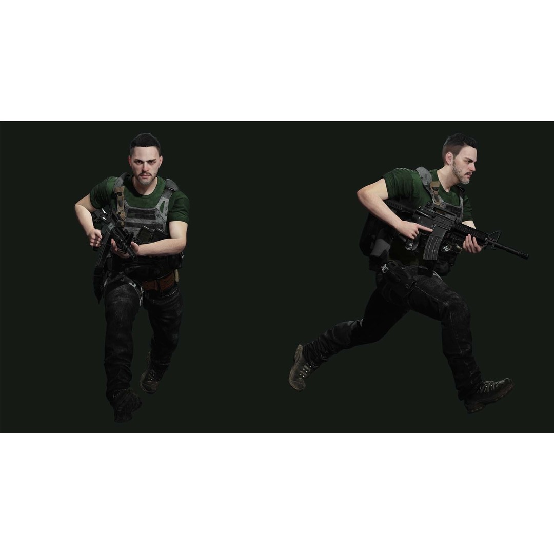 Maple Sentinel 3D Model – Low Poly Rigged Character with PBR Textures - View 8