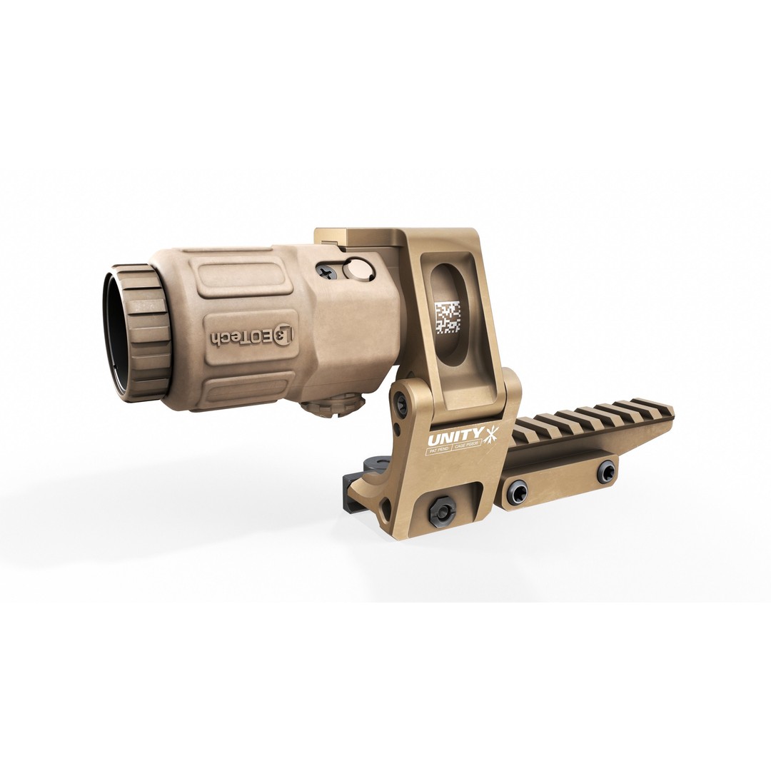 EOTech G33 3D Model – Low Poly Game-Ready Magnifier with PBR Textures