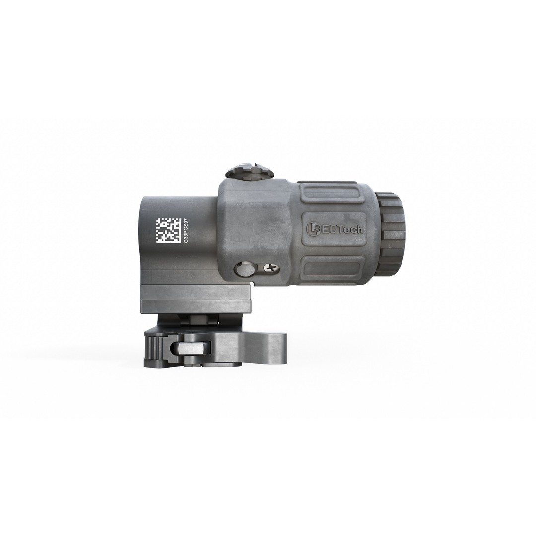 EOTech G33 3D Model – Low Poly Game-Ready Magnifier with PBR Textures - View 12