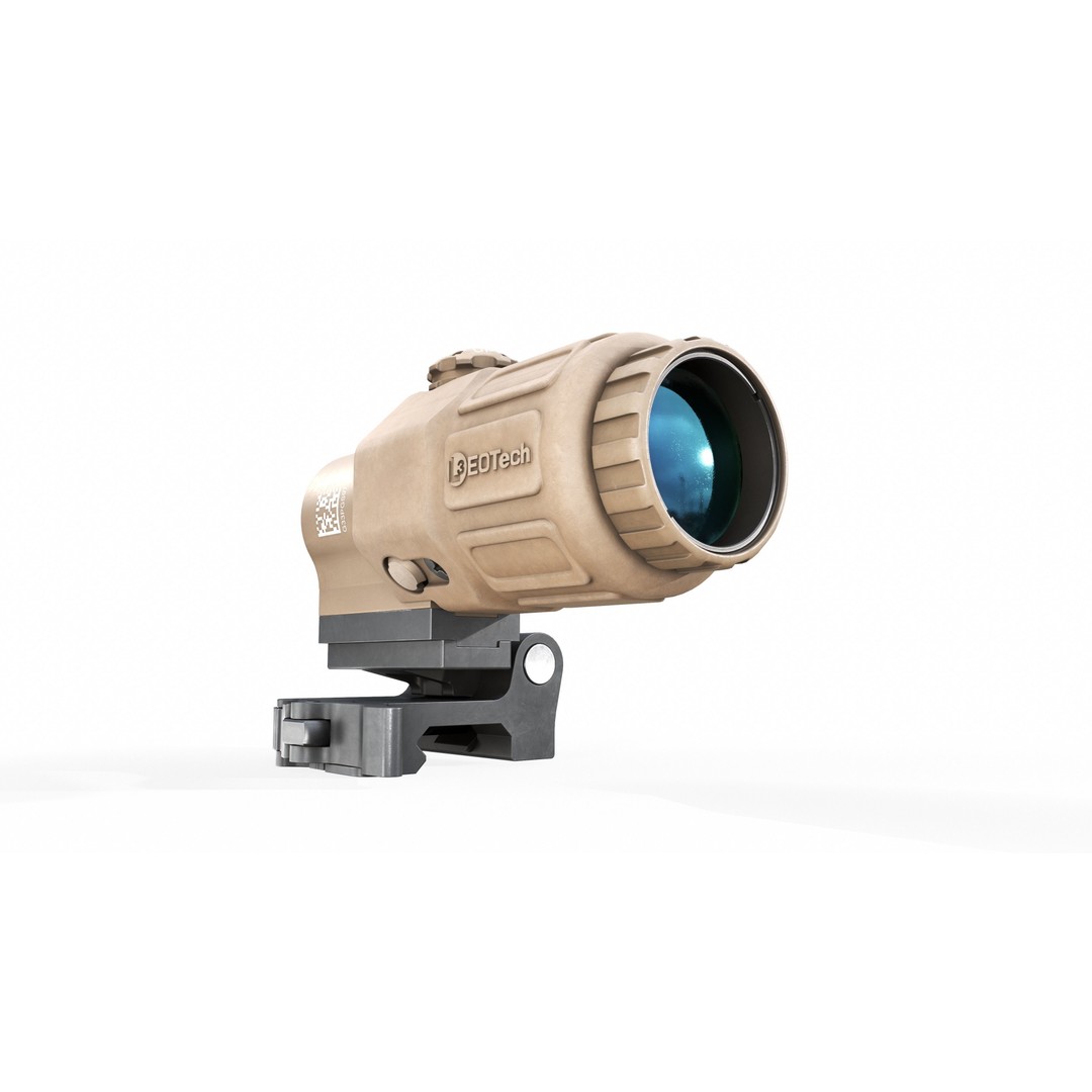 EOTech G33 3D Model – Low Poly Game-Ready Magnifier with PBR Textures - View 15