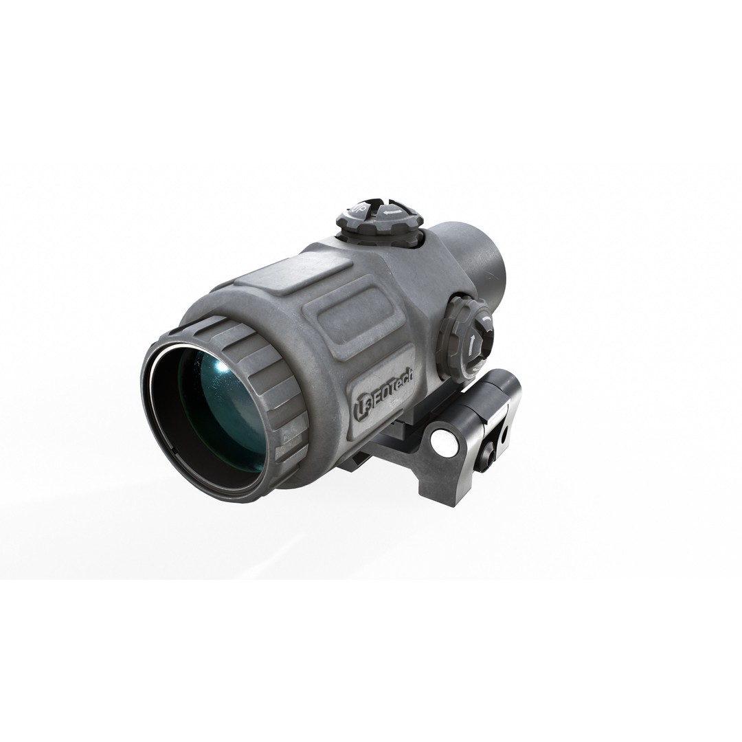 EOTech G33 3D Model – Low Poly Game-Ready Magnifier with PBR Textures - View 16