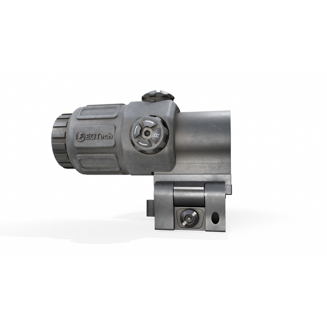 EOTech G33 3D Model – Low Poly Game-Ready Magnifier with PBR Textures - View 18