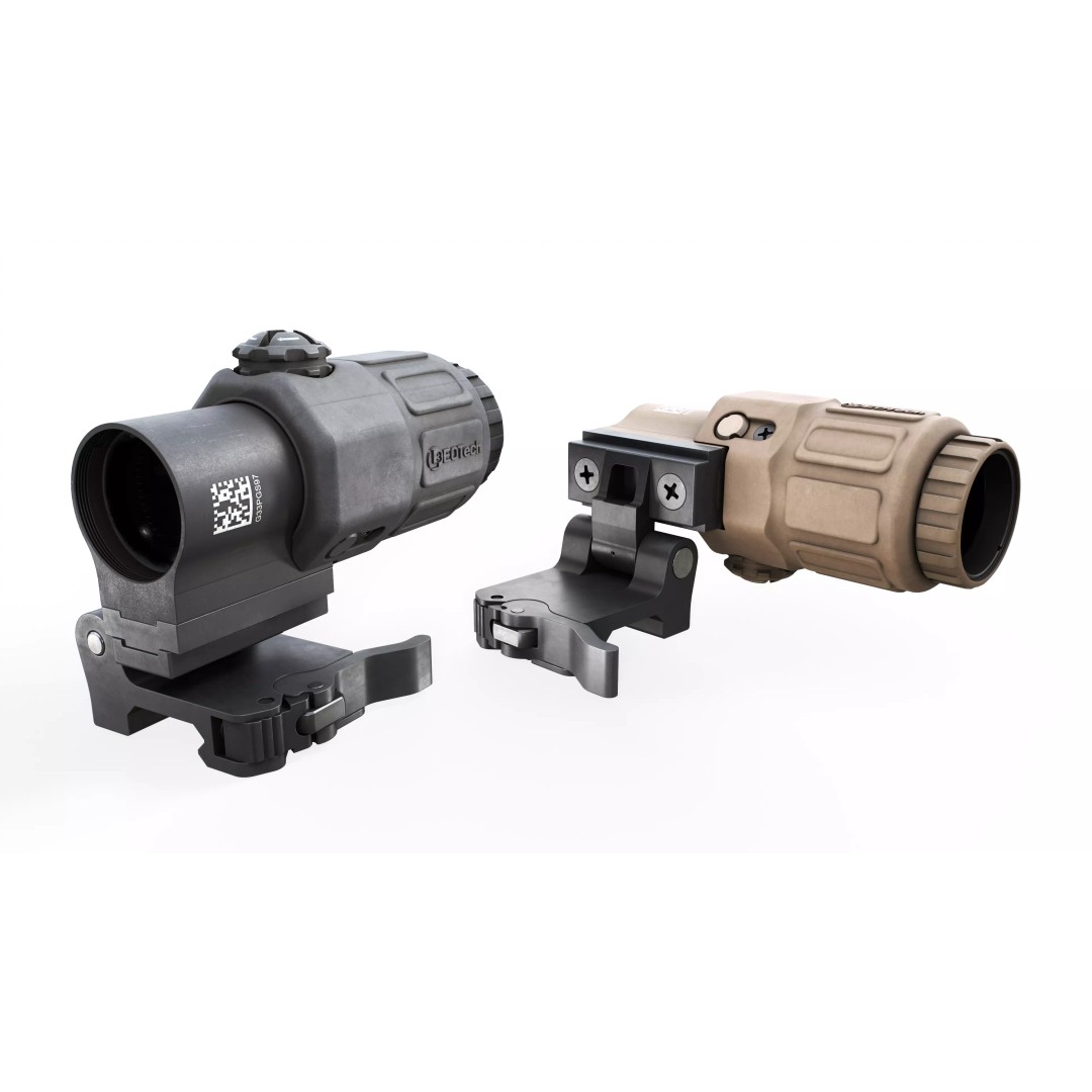 EOTech G33 3D Model – Low Poly Game-Ready Magnifier with PBR Textures - View 2
