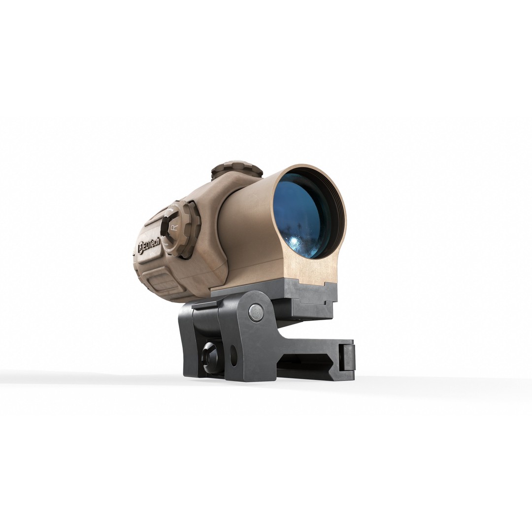EOTech G33 3D Model – Low Poly Game-Ready Magnifier with PBR Textures - View 21