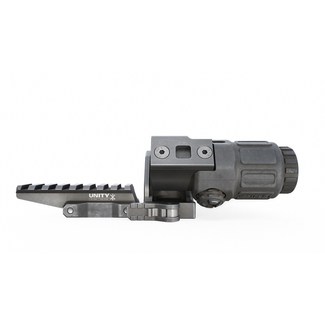 EOTech G33 3D Model – Low Poly Game-Ready Magnifier with PBR Textures - View 26