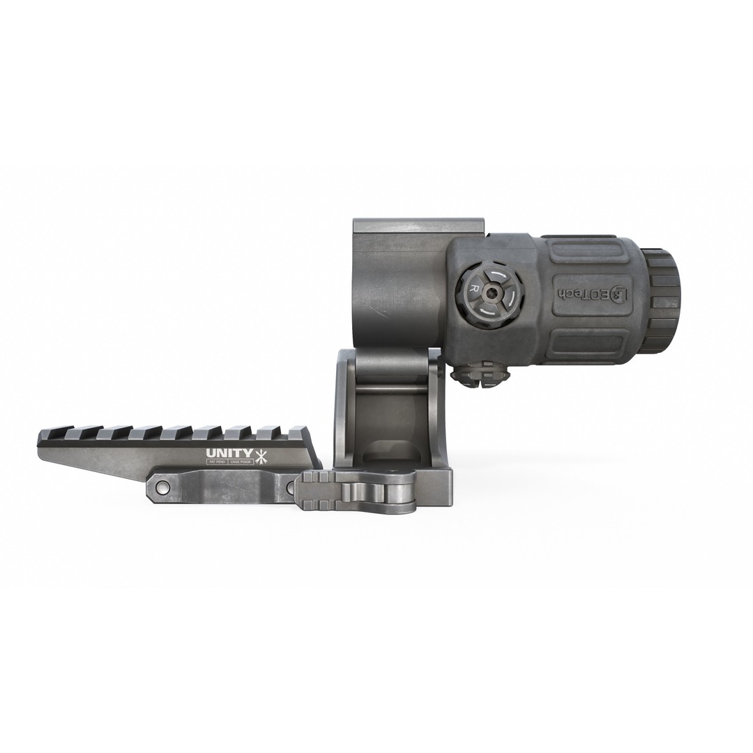 EOTech G33 3D Model – Low Poly Game-Ready Magnifier with PBR Textures - View 27