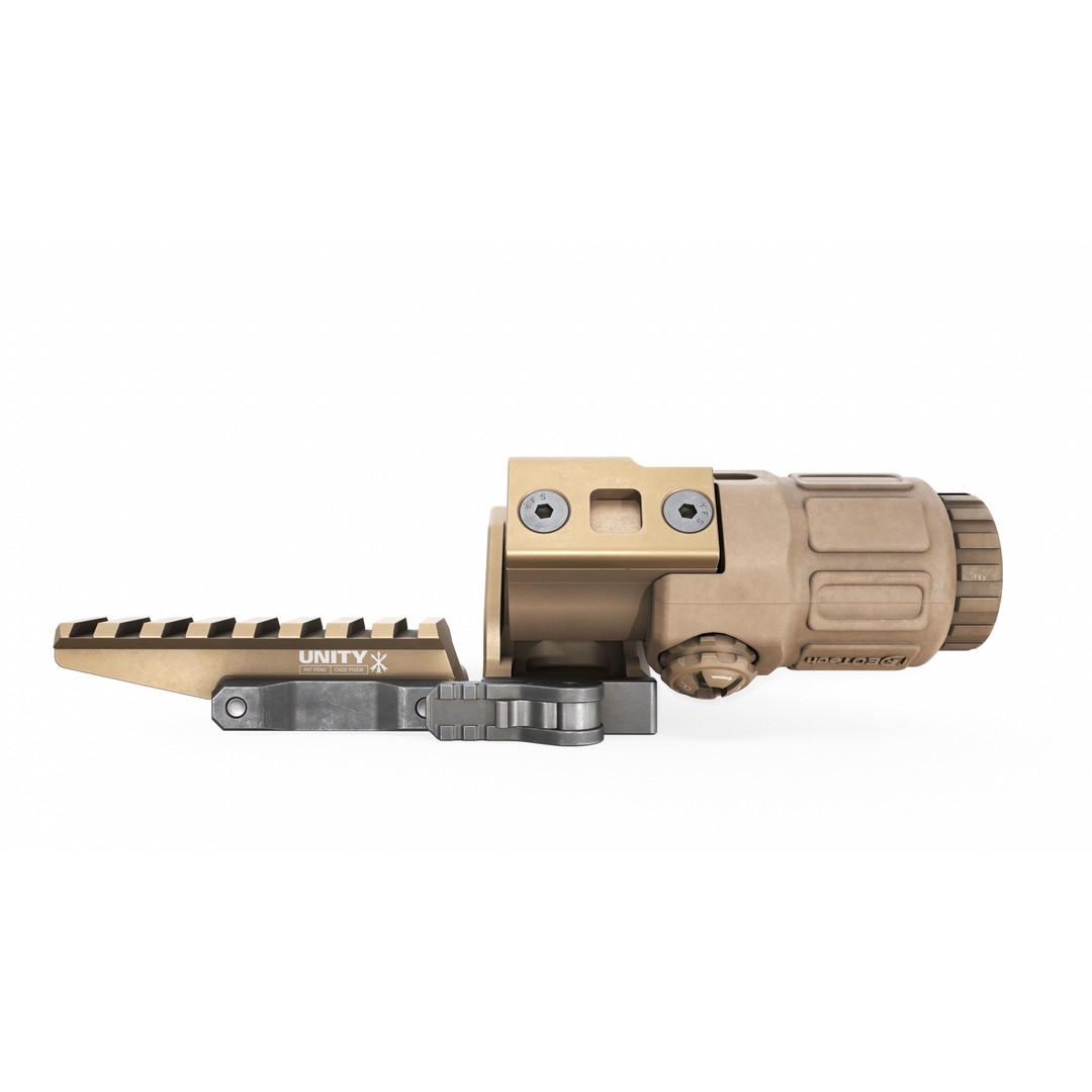 EOTech G33 3D Model – Low Poly Game-Ready Magnifier with PBR Textures - View 28