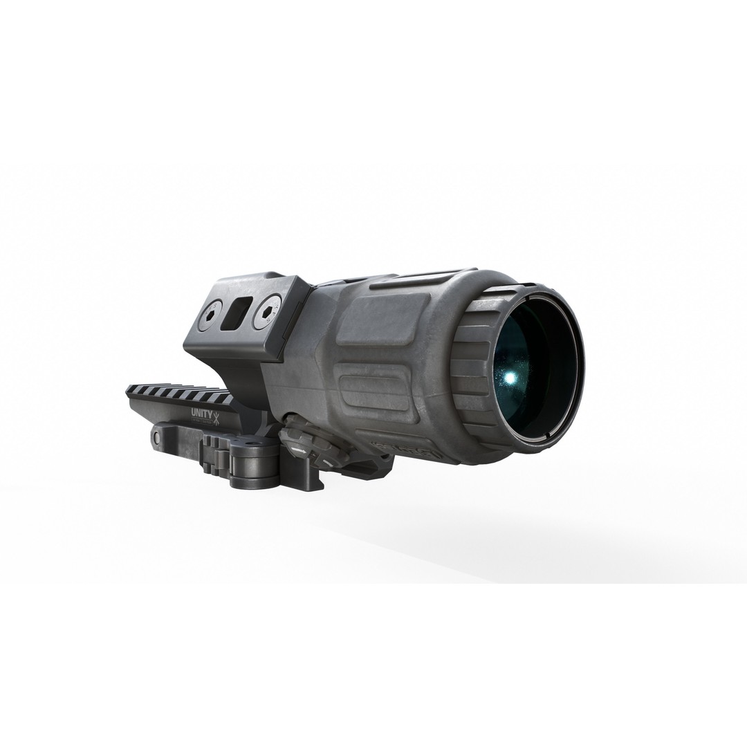 EOTech G33 3D Model – Low Poly Game-Ready Magnifier with PBR Textures - View 30