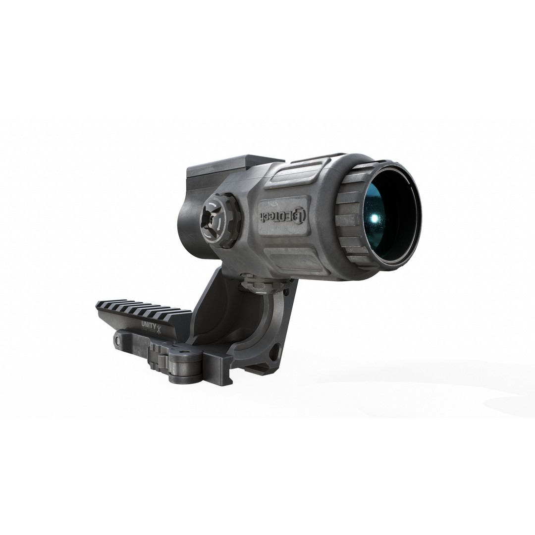EOTech G33 3D Model – Low Poly Game-Ready Magnifier with PBR Textures - View 31