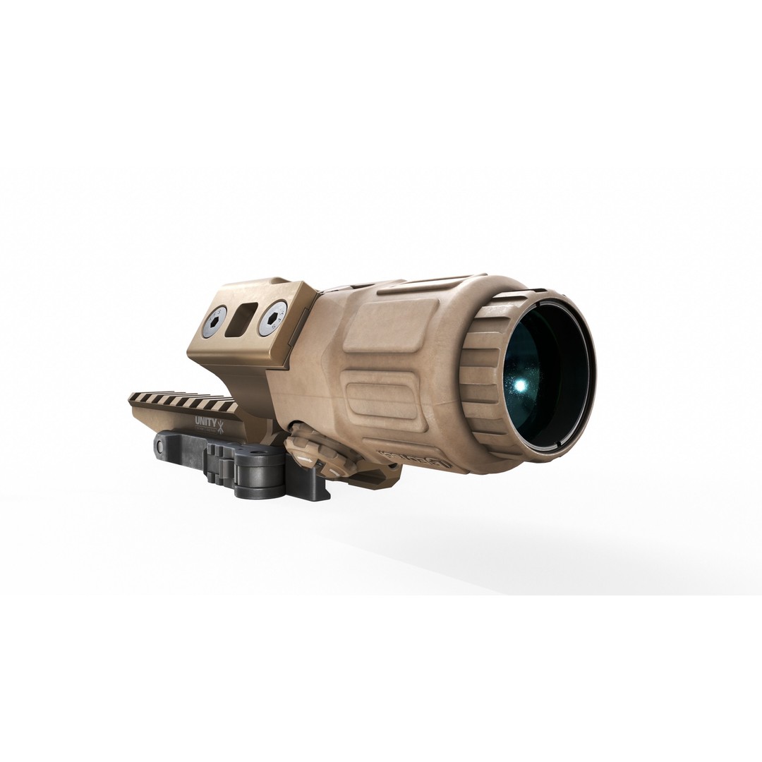 EOTech G33 3D Model – Low Poly Game-Ready Magnifier with PBR Textures - View 32