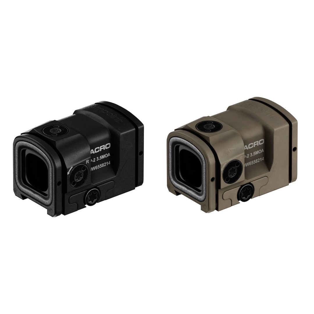 Aimpoint Acro P2 Red Dot Sight 3D Model – Low Poly Game Asset, FBX - View 3