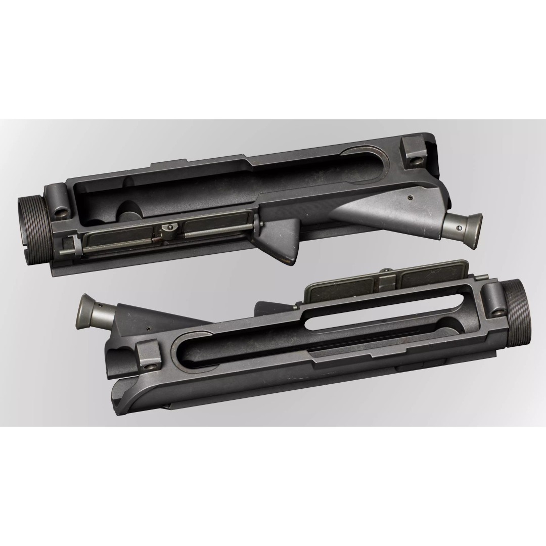 AR15 M4A1 Upper Receiver 3D Model – Low Poly Game Asset, PBR Textures - View 14