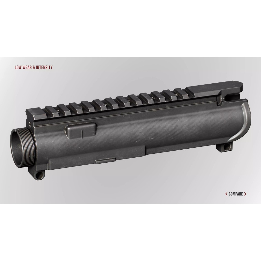 AR15 M4A1 Upper Receiver 3D Model – Low Poly Game Asset, PBR Textures - View 15