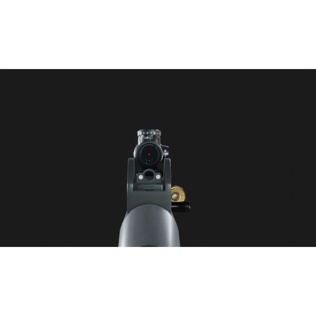 TTI Benelli M4 Super 90 3D Model – Low Poly Game Asset, FBX/OBJ - View 11