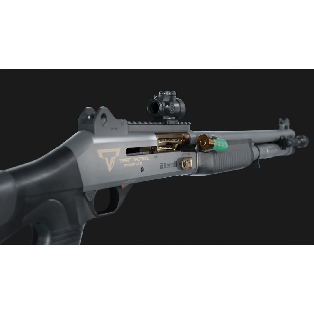 TTI Benelli M4 Super 90 3D Model – Low Poly Game Asset, FBX/OBJ - View 12