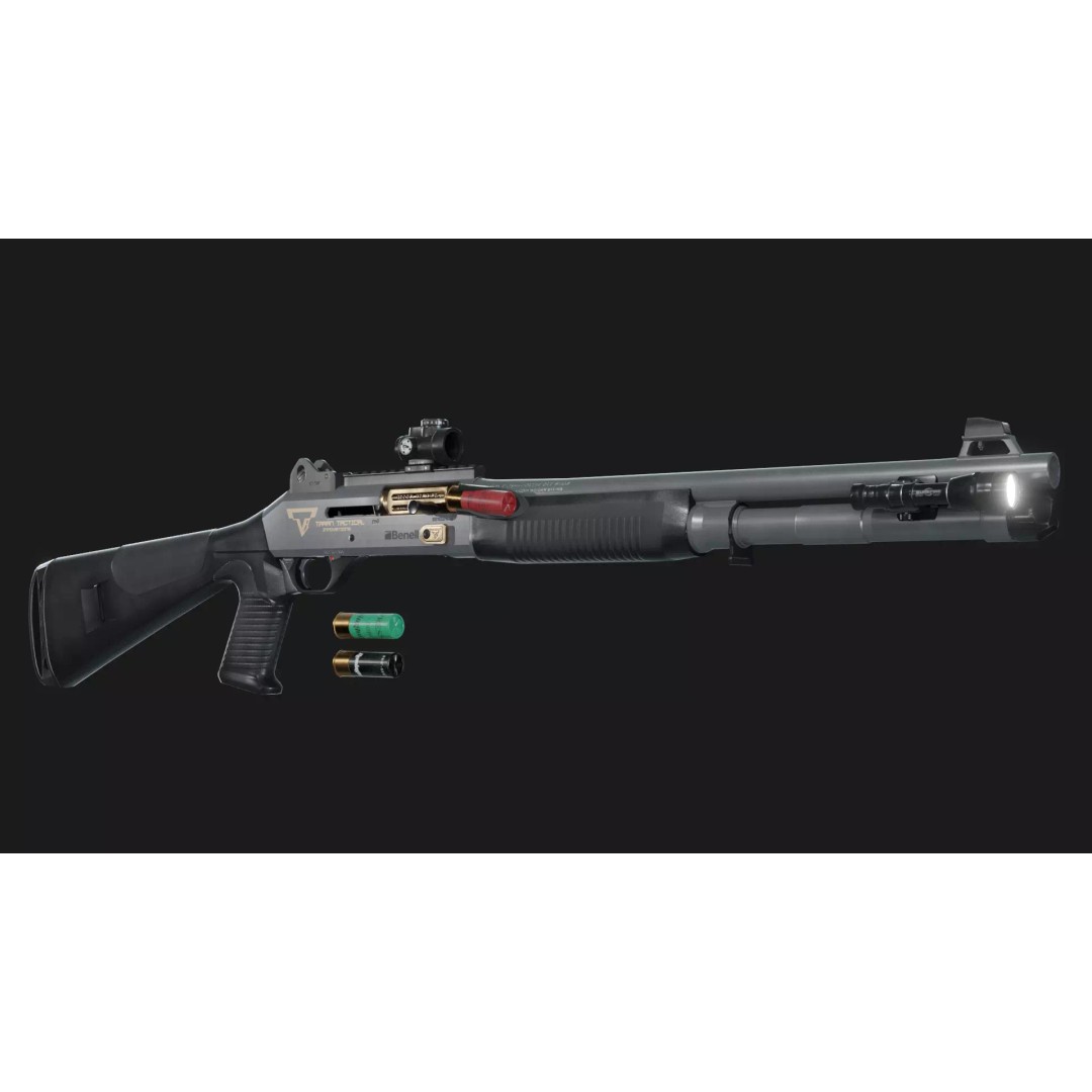 TTI Benelli M4 Super 90 3D Model – Low Poly Game Asset, FBX/OBJ - View 2