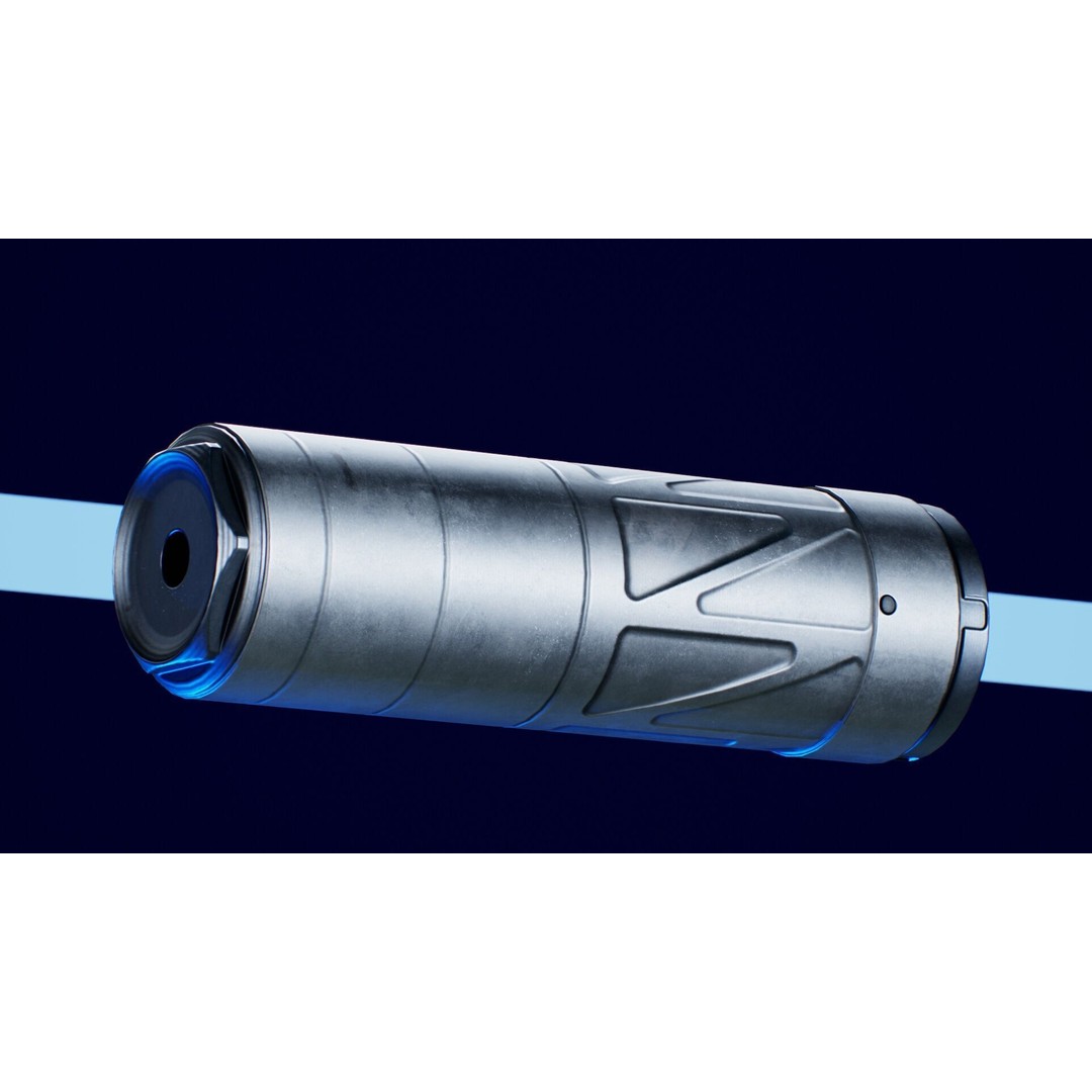 Vox K2 Suppressor 3D Model – Low Poly Game Ready Asset, FBX, OBJ - View 13