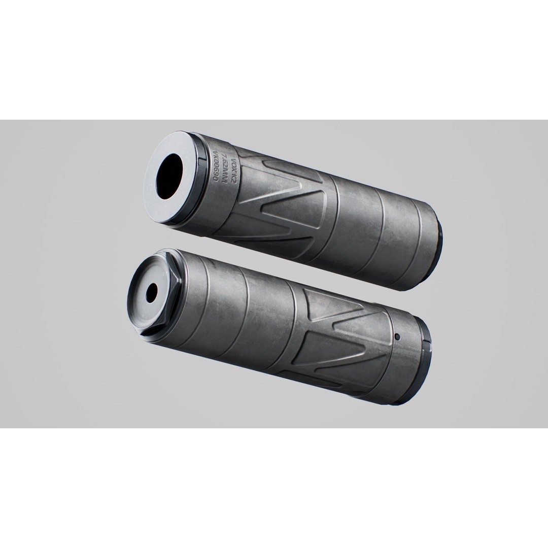 Vox K2 Suppressor 3D Model – Low Poly Game Ready Asset, FBX, OBJ - View 6