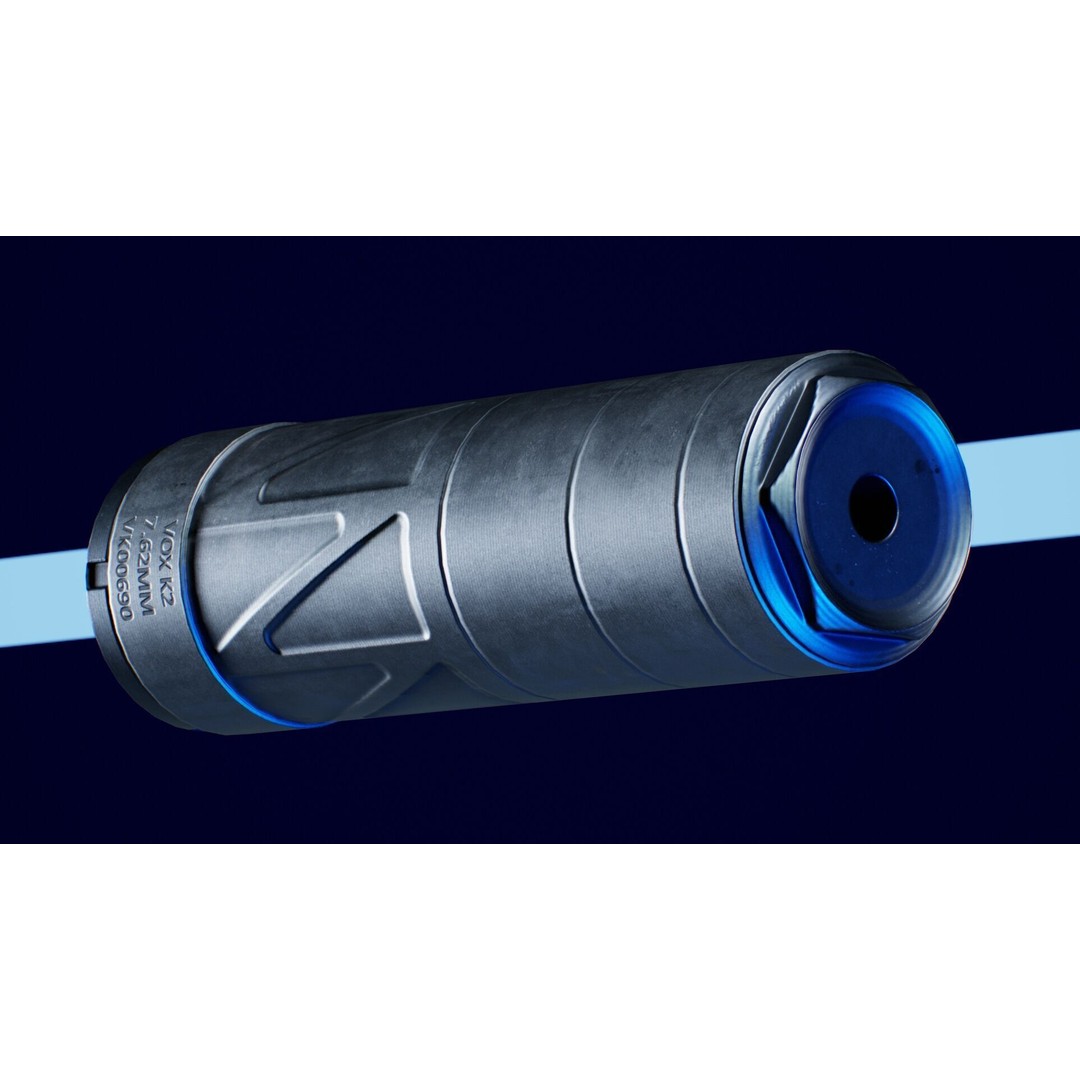 Vox K2 Suppressor 3D Model – Low Poly Game Ready Asset, FBX, OBJ - View 8